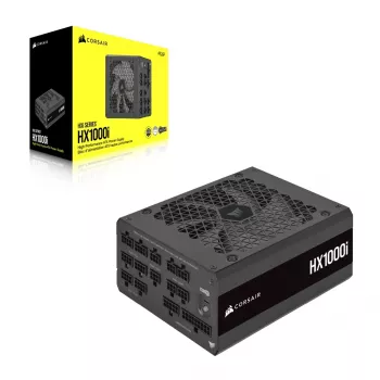 Zasilacz CORSAIR - 1000 W - Hx1000i - W pełni modułowy, ultracichy, platynowy ATX, PC (UE)