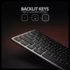 Axagon HMC-KB-US, Hub USB 5 Gb/s z klawiaturą, HDMI 4K/60Hz, 3x USB-A, SD/mSD, audio, PD 100, układ US