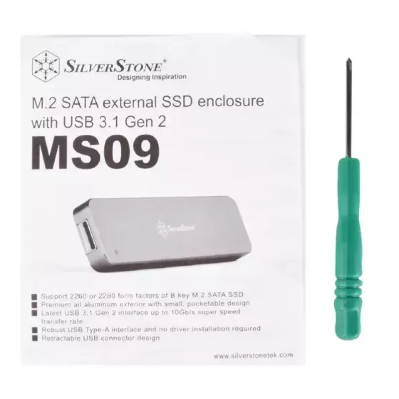 Obudowa SSD Silverstone MS09