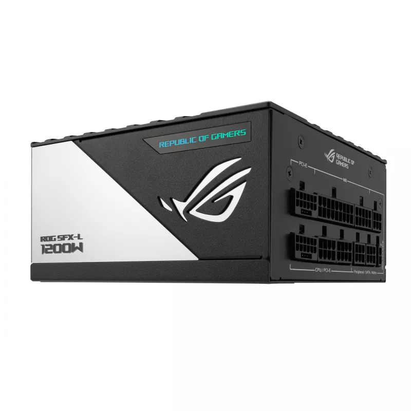 ASUS ROG -LOKI-1200T-SFX-L-GAMING zasilacz 1200 W 20+4 pin ATX Czarny, Srebrny