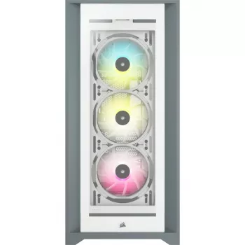 Obudowa CORSAIR iCUE 5000X RGB - Mid-tower ATX z hartowanym szkłem - Biała