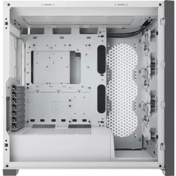 Obudowa CORSAIR iCUE 5000X RGB - Mid-tower ATX z hartowanym szkłem - Biała