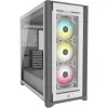 Obudowa CORSAIR iCUE 5000X RGB - Mid-tower ATX z hartowanym szkłem - Biała