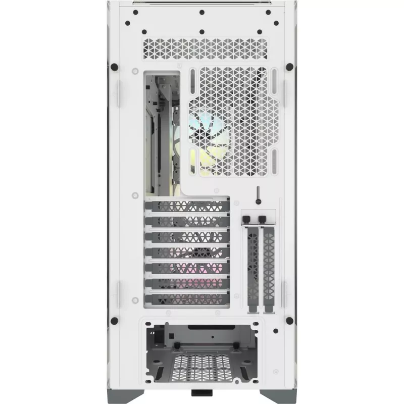 Obudowa CORSAIR iCUE 5000X RGB - Mid-tower ATX z hartowanym szkłem - Biała
