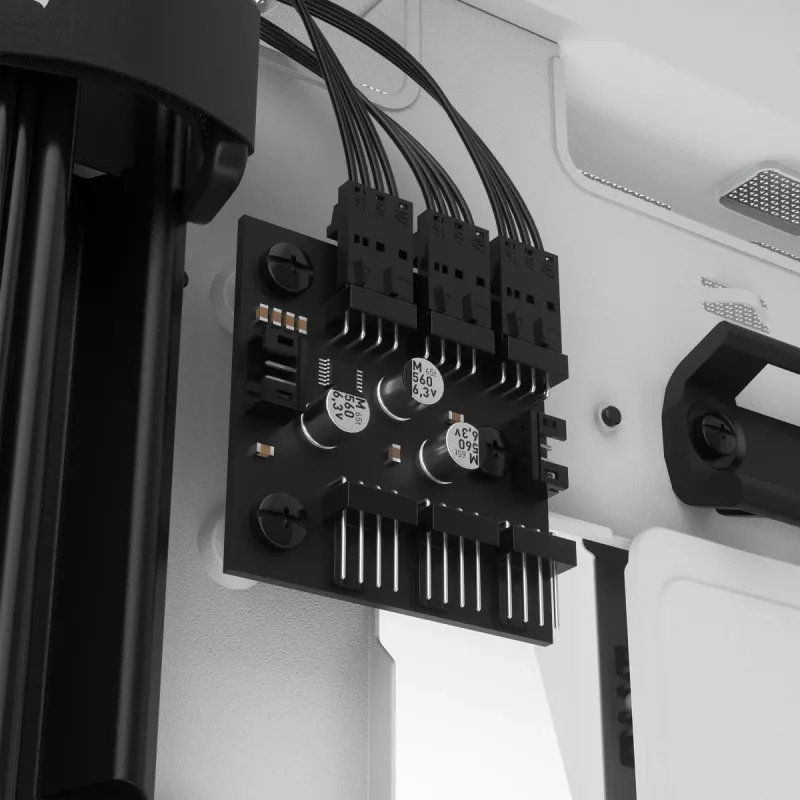 Obudowa CORSAIR iCUE 5000X RGB - Mid-tower ATX z hartowanym szkłem - Biała