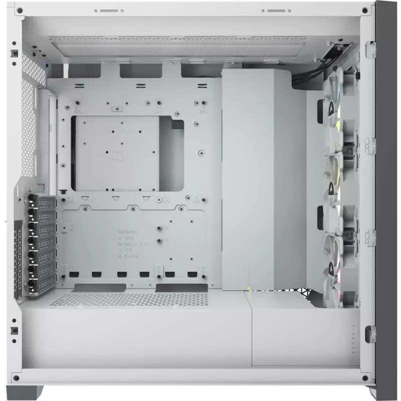 Obudowa CORSAIR iCUE 5000X RGB - Mid-tower ATX z hartowanym szkłem - Biała