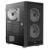 AeroCool Graphite v3 (Graphite-G-BK-v3) ACCM-PB24133.11 obudowa Midi Tower, ATX/MicroATX/Mini-ITX, boczny panel ze szkła hartowanego, bez zasilacza, czarna