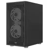 AeroCool Graphite v3 (Graphite-G-BK-v3) ACCM-PB24133.11 obudowa Midi Tower, ATX/MicroATX/Mini-ITX, boczny panel ze szkła hartowanego, bez zasilacza, czarna