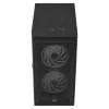 AeroCool Graphite v3 (Graphite-G-BK-v3) ACCM-PB24133.11 obudowa Midi Tower, ATX/MicroATX/Mini-ITX, boczny panel ze szkła hartowanego, bez zasilacza, czarna