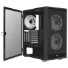 AeroCool Graphite v3 (Graphite-G-BK-v3) ACCM-PB24133.11 obudowa Midi Tower, ATX/MicroATX/Mini-ITX, boczny panel ze szkła hartowanego, bez zasilacza, czarna
