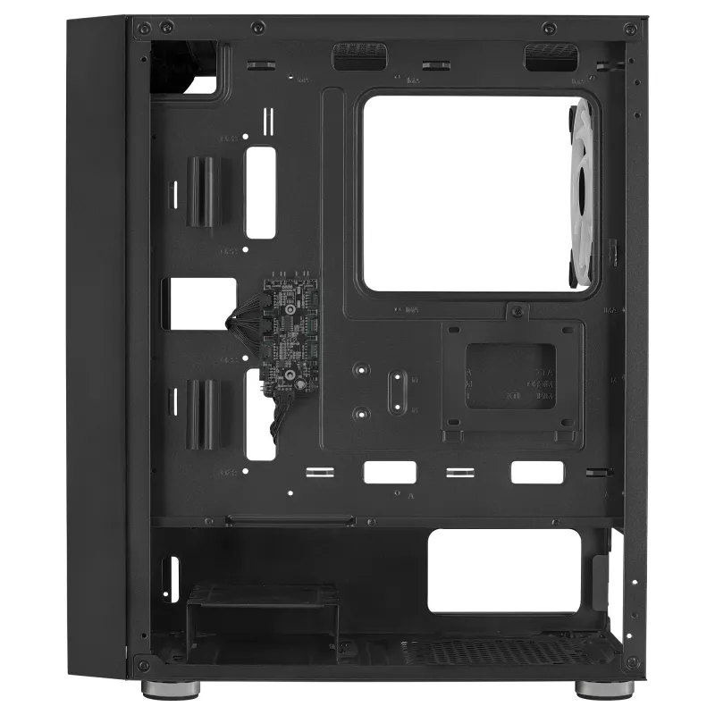 AeroCool Graphite v3 (Graphite-G-BK-v3) ACCM-PB24133.11 obudowa Midi Tower, ATX/MicroATX/Mini-ITX, boczny panel ze szkła hartowanego, bez zasilacza, czarna