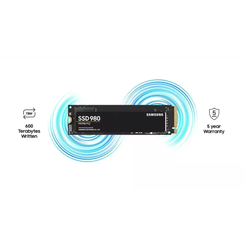 Samsung 980 500 GB M.2 PCI Express 3.0 NVMe V-NAND MLC