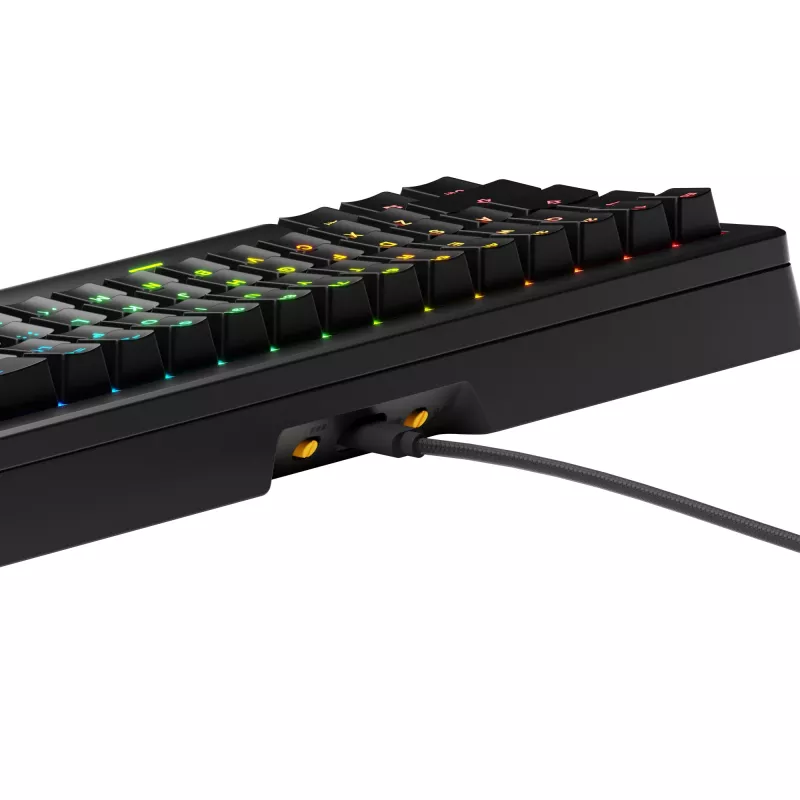 Mechaniczna klawiatura gamingowa GLORIOUS GMMK 3 65% przewodowa USB, QWERTY US, RGB, czarna