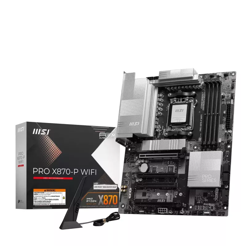 Płyta główna MSI PRO X870-P WIFI, AMD X870, Socket AM5, ATX