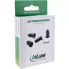 Wkręty do wentylatora InLine 5,0x10,0 mm czarne 50 szt.