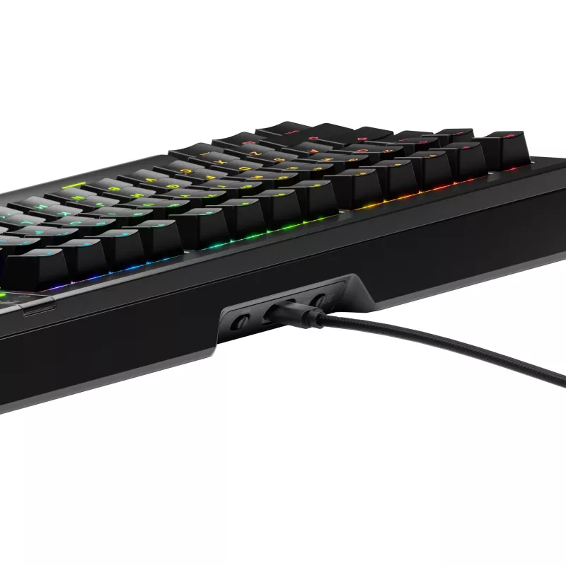 Glorious Gaming GMMK 3 PRO 75% Prebuilt Wired Czarny - US, Przewodowa, USB, Mechaniczna, QWERTY, RGB LED, Czarna