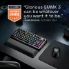 Glorious Gaming GMMK 3 PRO 75% Prebuilt Wired Czarny - US, Przewodowa, USB, Mechaniczna, QWERTY, RGB LED, Czarna