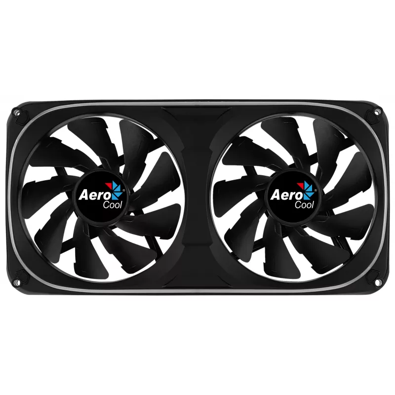 Aerocool ASTRO24 Dual Fan PC 12cm ARGB LED Antivibration Support Czarny