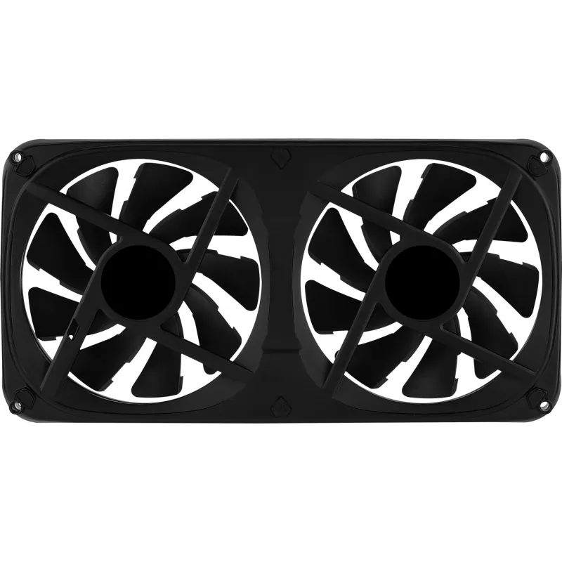 Aerocool ASTRO24 Dual Fan PC 12cm ARGB LED Antivibration Support Czarny