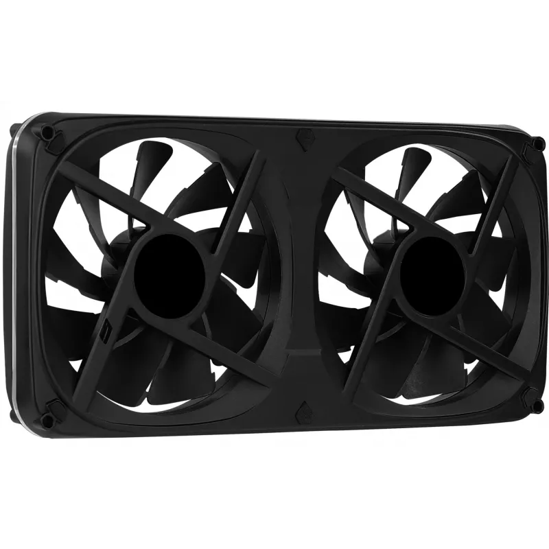 Aerocool ASTRO24 Dual Fan PC 12cm ARGB LED Antivibration Support Czarny