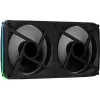 Aerocool ASTRO24 Dual Fan PC 12cm ARGB LED Antivibration Support Czarny