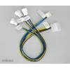 Kabel rozdzielacz Akasa PWM 4-pin 2-drożny AK-CB002-KT02 do zasilania i sygnału PWM wentylatora