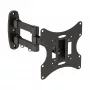 Uchwyt ścienny InLine do TFT/LED/Plazma 58–107 cm (23–42 cale) z regulacją kąta nachylenia/obrotu, VESA 100x100–200x200, maks. 30 kg, czarny