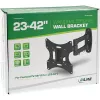 Uchwyt ścienny InLine do TFT/LED/Plazma 58–107 cm (23–42 cale) z regulacją kąta nachylenia/obrotu, VESA 100x100–200x200, maks. 30 kg, czarny