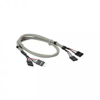 InLine USB 2.0 przedłużacz wewnętrzny 2x 4-pinowe złącze wtykowe / gniazdo wtykowe, 0,60 m