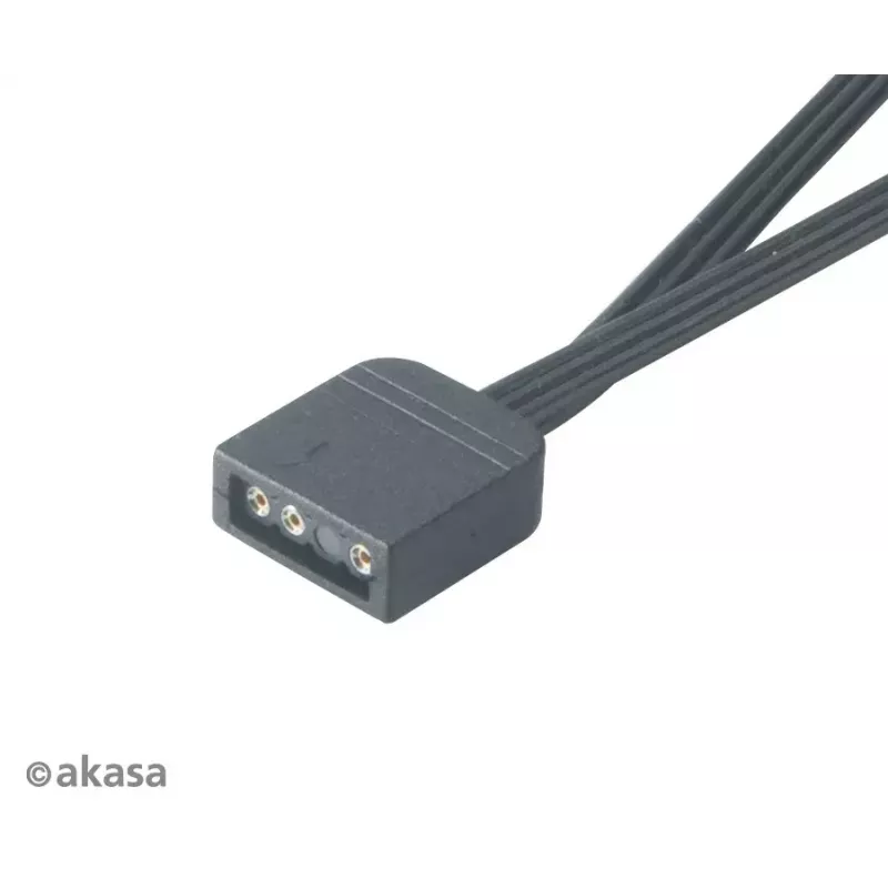Kabel rozdzielacza adresowalnego RGB LED Akasa AK-CBLD08-12BK