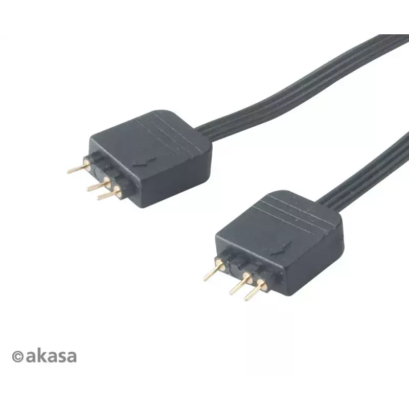 Kabel rozdzielacza adresowalnego RGB LED Akasa AK-CBLD08-12BK