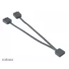 Kabel rozdzielacza adresowalnego RGB LED Akasa AK-CBLD08-12BK