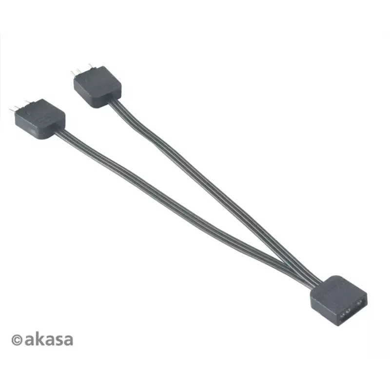 Kabel rozdzielacza adresowalnego RGB LED Akasa AK-CBLD08-12BK