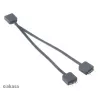 Kabel rozdzielacza adresowalnego RGB LED Akasa AK-CBLD08-12BK