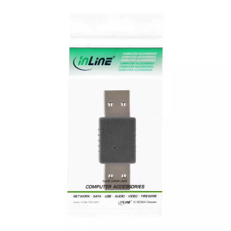 Adapter USB 3.0 Typ A męski / Typ A męski InLine 35300T
