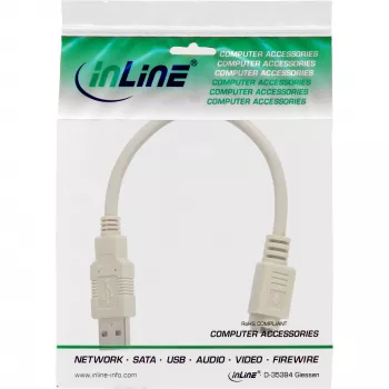 adapter kablowya USB Typ A męski / PS/2 żeński InLine 33102