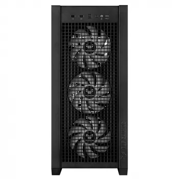 Obudowa PC ASUS TUF Gaming GT302 ARGB Midi Tower Czarna — Szkło hartowane, 3x140mm Przód + 1x140mm Tył, USB-C
