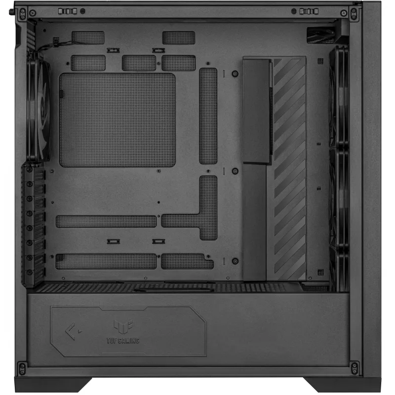 Obudowa PC ASUS TUF Gaming GT302 ARGB Midi Tower Czarna — Szkło hartowane, 3x140mm Przód + 1x140mm Tył, USB-C