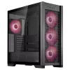 Obudowa PC ASUS TUF Gaming GT302 ARGB Midi Tower Czarna — Szkło hartowane, 3x140mm Przód + 1x140mm Tył, USB-C