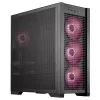Obudowa PC ASUS TUF Gaming GT302 ARGB Midi Tower Czarna — Szkło hartowane, 3x140mm Przód + 1x140mm Tył, USB-C