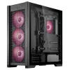 Obudowa PC ASUS TUF Gaming GT302 ARGB Midi Tower Czarna — Szkło hartowane, 3x140mm Przód + 1x140mm Tył, USB-C