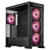 Obudowa PC ASUS TUF Gaming GT302 ARGB Midi Tower Czarna — Szkło hartowane, 3x140mm Przód + 1x140mm Tył, USB-C