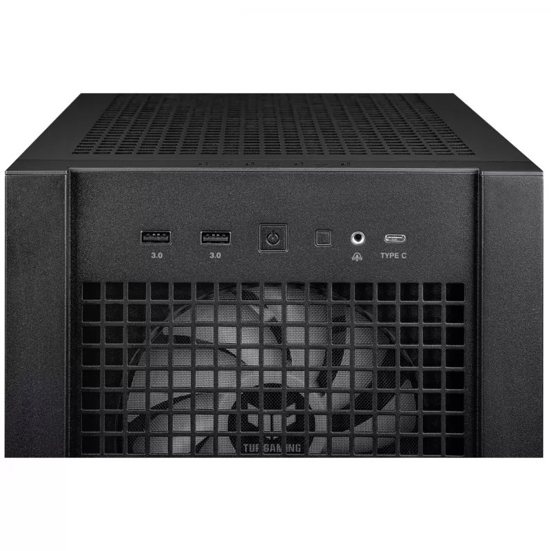 Obudowa PC ASUS TUF Gaming GT302 ARGB Midi Tower Czarna — Szkło hartowane, 3x140mm Przód + 1x140mm Tył, USB-C