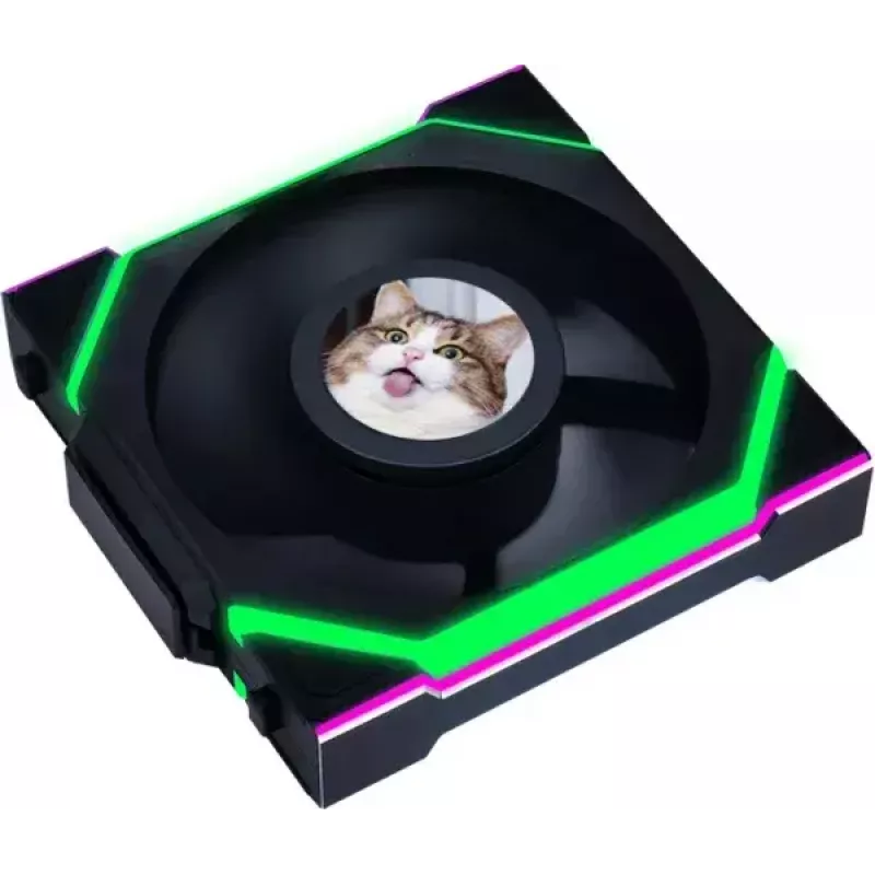 Fan Lian Li UNI FAN SL Wireless LCD 120 12 cm Czarny 29.5 dB 50.08 cfm