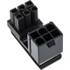 InLine Wewnętrzny adapter zasilania 180° ATX 6-pin męski żeński Czarny 26636E