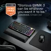Klawiatura mechaniczna do gier GLORIOUS GMMK 3 PRO HE 75% przewodowa USB, QWERTY, RGB, czarna
