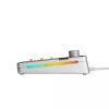Klawiatura mechaniczna GLORIOUS GMMK 3 PRO 65% Barebones Wired srebrny — 65% USB RGB, kabel 2 m