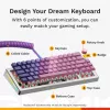 Klawiatura mechaniczna GLORIOUS GMMK 3 PRO 65% Barebones Wired srebrny — 65% USB RGB, kabel 2 m