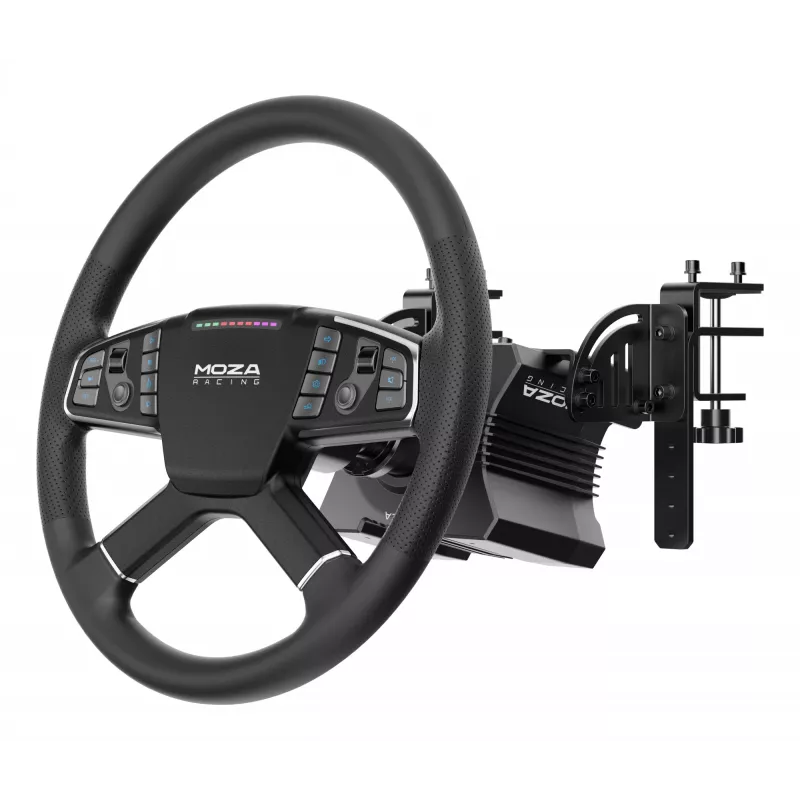 Moza Racing MOZA Trucking Bundle, kierownica wyścigowa, czarny, American Truck Simulator Euro Truck Simulator 2, CE, 470 mm, 310 mm