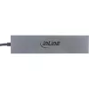 InLine USB 3.2 Gen.2 Hub (10 Gb/s), 4 porty USB-C, OTG, aluminiowa obudowa